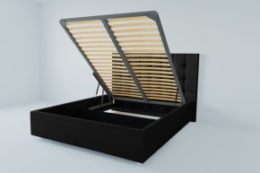 Кровать Венеция с ПМ 1400 (экокожа кольт ч) в Игриме - igrim.ok-mebel.com | фото