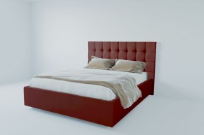 Кровать Венеция с ПМ 1400 (велюр бордо) в Игриме - igrim.ok-mebel.com | фото 2