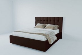 Кровать Венеция с ПМ 1600 (экокожа коричневая) в Игриме - igrim.ok-mebel.com | фото 2