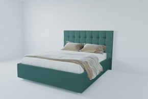 Кровать Венеция с ПМ 1600 (велюр бирюзовый) в Игриме - igrim.ok-mebel.com | фото 2