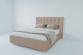 Кровать Венеция с ПМ 1600 (велюр светло-серый) в Игриме - igrim.ok-mebel.com | фото 2
