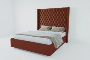 Кровать Версаль ЛЮКС без основания 1200 (велюр бордо) в Игриме - igrim.ok-mebel.com | фото
