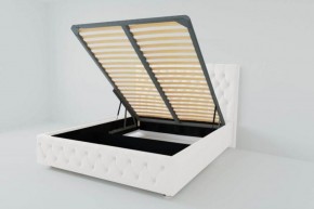 Кровать Версаль с ПМ 1200 (экокожа белая) в Игриме - igrim.ok-mebel.com | фото 2