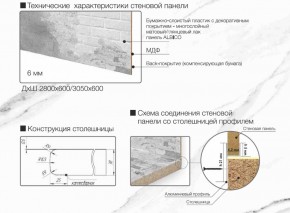 Кухонный фартук со столешницей (А-01) в едином стиле (3050 мм) в Игриме - igrim.ok-mebel.com | фото 7