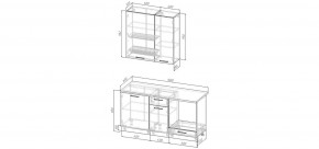 Кухонный гарнитур Антик 1600 h950 (Стол. 26мм) в Игриме - igrim.ok-mebel.com | фото 2