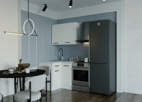 Кухонный гарнитур Белый Глянец 1000*1000 (Стол. 26мм) в Игриме - igrim.ok-mebel.com | фото