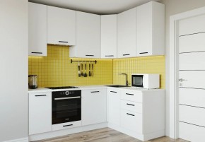 Кухонный гарнитур Белый Глянец 2200*1600 h950 (Стол. 38мм) в Игриме - igrim.ok-mebel.com | фото