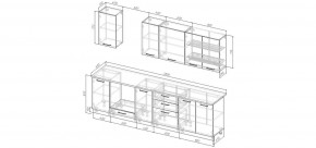 Кухонный гарнитур Белый Глянец 2800 (Стол. 26мм) в Игриме - igrim.ok-mebel.com | фото 2