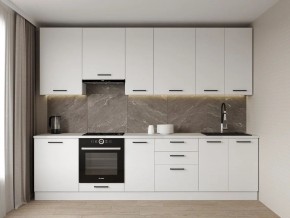 Кухонный гарнитур Белый Глянец 3000 h950 (Стол. 26мм) в Игриме - igrim.ok-mebel.com | фото