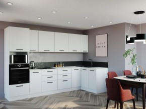 Кухонный гарнитур Белый Глянец 3200*1400 (Стол. 38мм) в Игриме - igrim.ok-mebel.com | фото