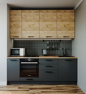 Кухонный гарнитур Дели 2200 (Стол. 38мм) в Игриме - igrim.ok-mebel.com | фото