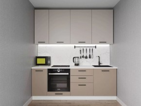 Кухонный гарнитур Каппучино 2200 h950 (Стол. 38мм) в Игриме - igrim.ok-mebel.com | фото