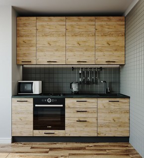 Кухонный гарнитур Крафт 2200 (Стол. 38мм) в Игриме - igrim.ok-mebel.com | фото