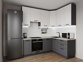 Кухонный гарнитур Меренга 2200*1600 h950 (Стол. 38мм) в Игриме - igrim.ok-mebel.com | фото