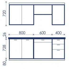 Кухонный гарнитур Ольвия-6 (1.8м) в Игриме - igrim.ok-mebel.com | фото 4