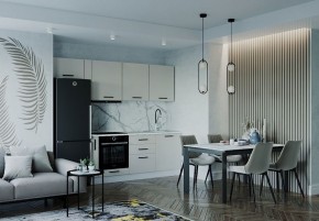 Кухонный гарнитур Шампань 2550 (Стол. 26мм) в Игриме - igrim.ok-mebel.com | фото 1