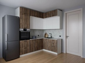 Кухонный гарнитур Старое Дерево 2200*1700 (Стол. 38мм) в Игриме - igrim.ok-mebel.com | фото