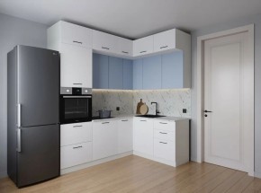 Кухонный гарнитур угловой Капри 2200*1700 (Стол. 38мм) в Игриме - igrim.ok-mebel.com | фото