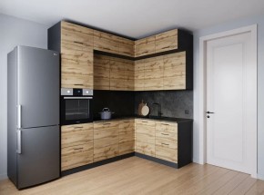Кухонный гарнитур угловой Крафт 2200*1700 (Стол. 26мм) в Игриме - igrim.ok-mebel.com | фото