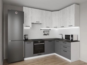 Кухонный гарнитур угловой Санторини 2200*1600 h950 (Стол. 38мм) в Игриме - igrim.ok-mebel.com | фото