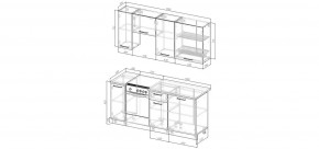 Кухонный гарнитур Виола 1800 (Стол. 26мм) в Игриме - igrim.ok-mebel.com | фото 2
