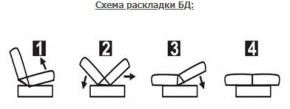 ЛАУРА ЛЮКС Диван Лаура Люкс БД+2подушки в Игриме - igrim.ok-mebel.com | фото 7