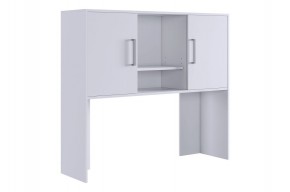 ЛАЙТ 2 Надстройка стола компьютерного (1200) белый в Игриме - igrim.ok-mebel.com | фото