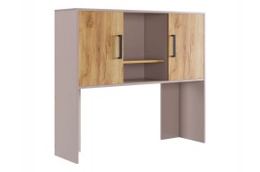 ЛАЙТ 2 Надстройка стола компьютерного (1200) кашемир в Игриме - igrim.ok-mebel.com | фото
