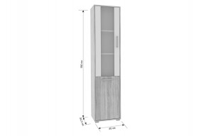 ЛАЙТ 2 Стеллаж (дуб сонома) в Игриме - igrim.ok-mebel.com | фото
