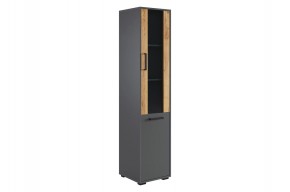 ЛАЙТ 2 Стеллаж (графит) в Игриме - igrim.ok-mebel.com | фото