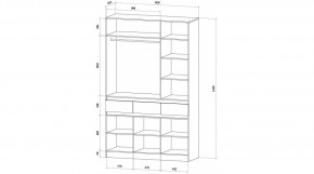 ЛЕНОРА Спальный гарнитур (модульный) кашемир в Игриме - igrim.ok-mebel.com | фото 9
