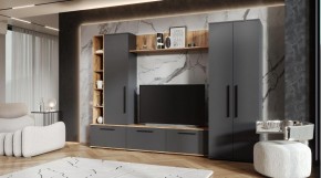 ЛЕВАНТЕ Гостиная (дуб вотан/графит) в Игриме - igrim.ok-mebel.com | фото