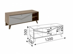 Лимба (гостиная) М06 ТВ-тумба малая в Игриме - igrim.ok-mebel.com | фото