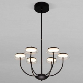 Люстра на штанге Eurosvet Fungo 50388 LED черный в Игриме - igrim.ok-mebel.com | фото