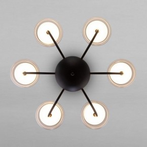Люстра на штанге Eurosvet Fungo 50388 LED черный в Игриме - igrim.ok-mebel.com | фото 2