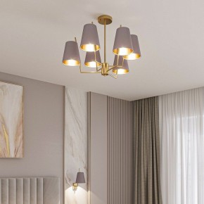 Люстра на штанге Eurosvet Topanga 60173/6 латунь в Игриме - igrim.ok-mebel.com | фото 3