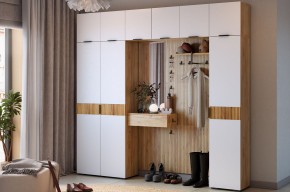 МЕБЕЛЬСОН К12 Прихожая (белое дерево) в Игриме - igrim.ok-mebel.com | фото