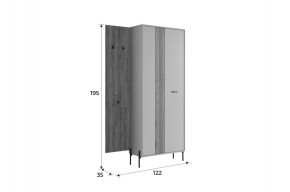 МЕБЕЛЬСОН К8 Прихожая в Игриме - igrim.ok-mebel.com | фото 2