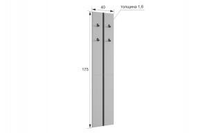 МЕРСИ Прихожая (модульная) графит в Игриме - igrim.ok-mebel.com | фото 2