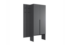 МЕРСИ Прихожая (модульная) графит в Игриме - igrim.ok-mebel.com | фото 6