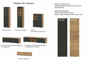 МИЛАН Гостиная модульная (Олива софт) в Игриме - igrim.ok-mebel.com | фото 2