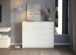 МОРИ МК 1200.4 Комод (белый) в Игриме - igrim.ok-mebel.com | фото 3