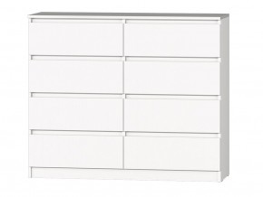 МС "Хилтон" Комод №3 1200 (8 ящ.) белый текстурный в Игриме - igrim.ok-mebel.com | фото 2