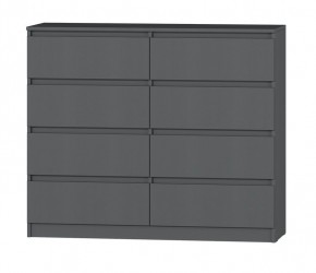МС "Хилтон" Комод №3 1200 (8 ящ.) графит в Игриме - igrim.ok-mebel.com | фото 2