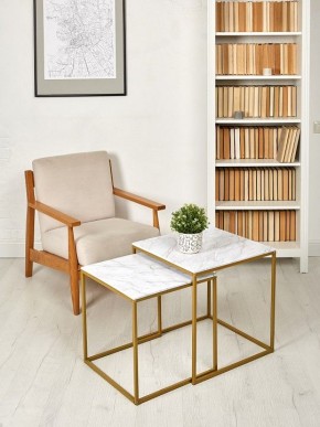 Набор из 2 столов журнальных МеталлАрт М002 в Игриме - igrim.ok-mebel.com | фото 12