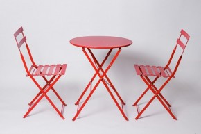 Набор садовой мебели ST 001 R (стол + 2 стула) металл в Игриме - igrim.ok-mebel.com | фото 10