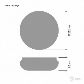 Накладной светильник Эра Классик SPB-6 - 12 Onyx в Игриме - igrim.ok-mebel.com | фото 3
