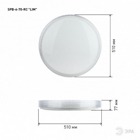 Накладной светильник Эра Классик SPB-6-70-RC LIM в Игриме - igrim.ok-mebel.com | фото 8