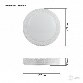 Накладной светильник Эра Классик SPB-6-70-RC Savern W в Игриме - igrim.ok-mebel.com | фото 11