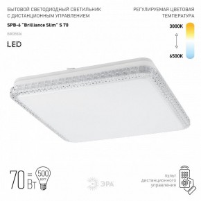 Накладной светильник Эра Классик SPB-6 Brilliance Slim S 70 в Игриме - igrim.ok-mebel.com | фото 2